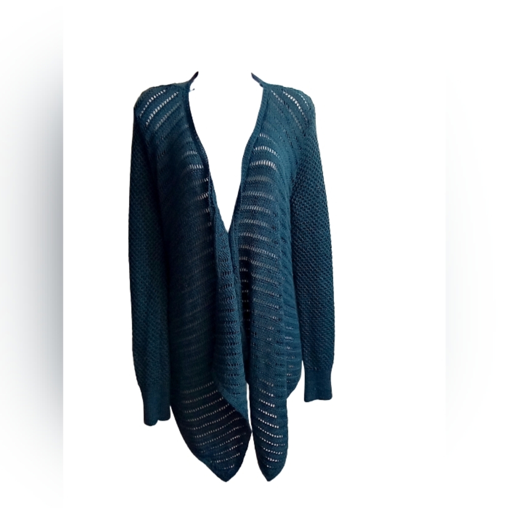 American Eagle chunky knit asymmetrical open front cardigan. Sz. M